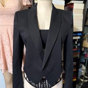 Ann Taylor Classic Black Cropped Blazer